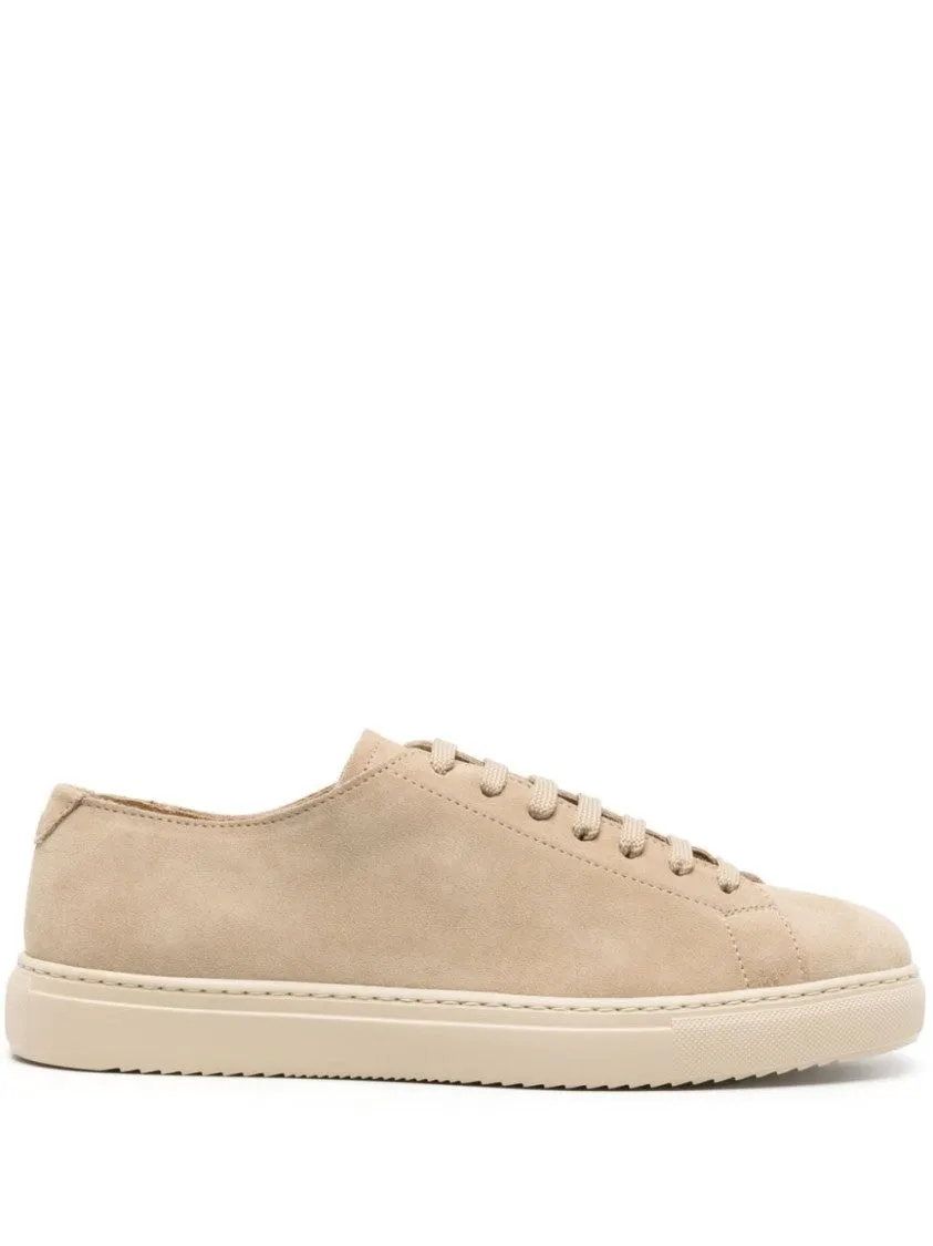 Logo-Debossed Suede Sneakers