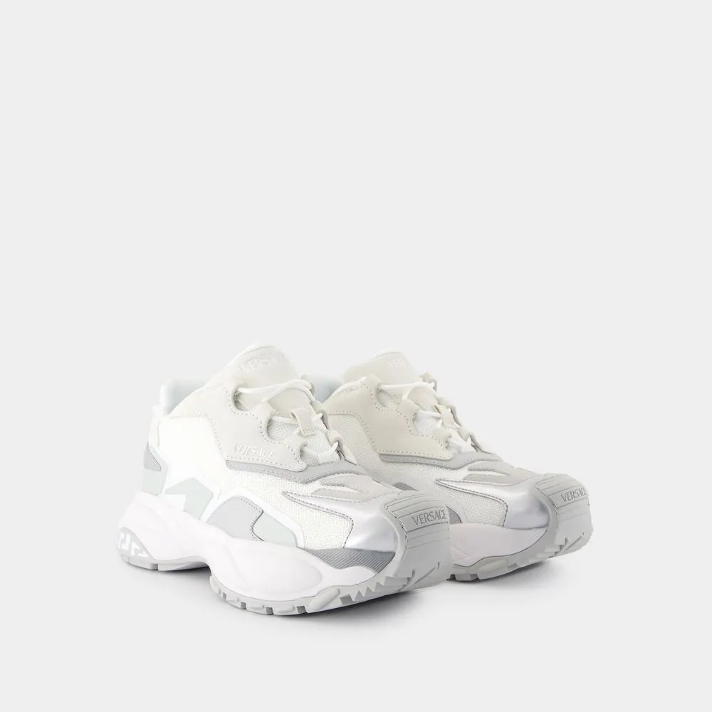 Low Top Sneakers - Leather - White