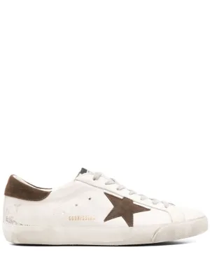 Low-Top Sneakers With Distressed Finish