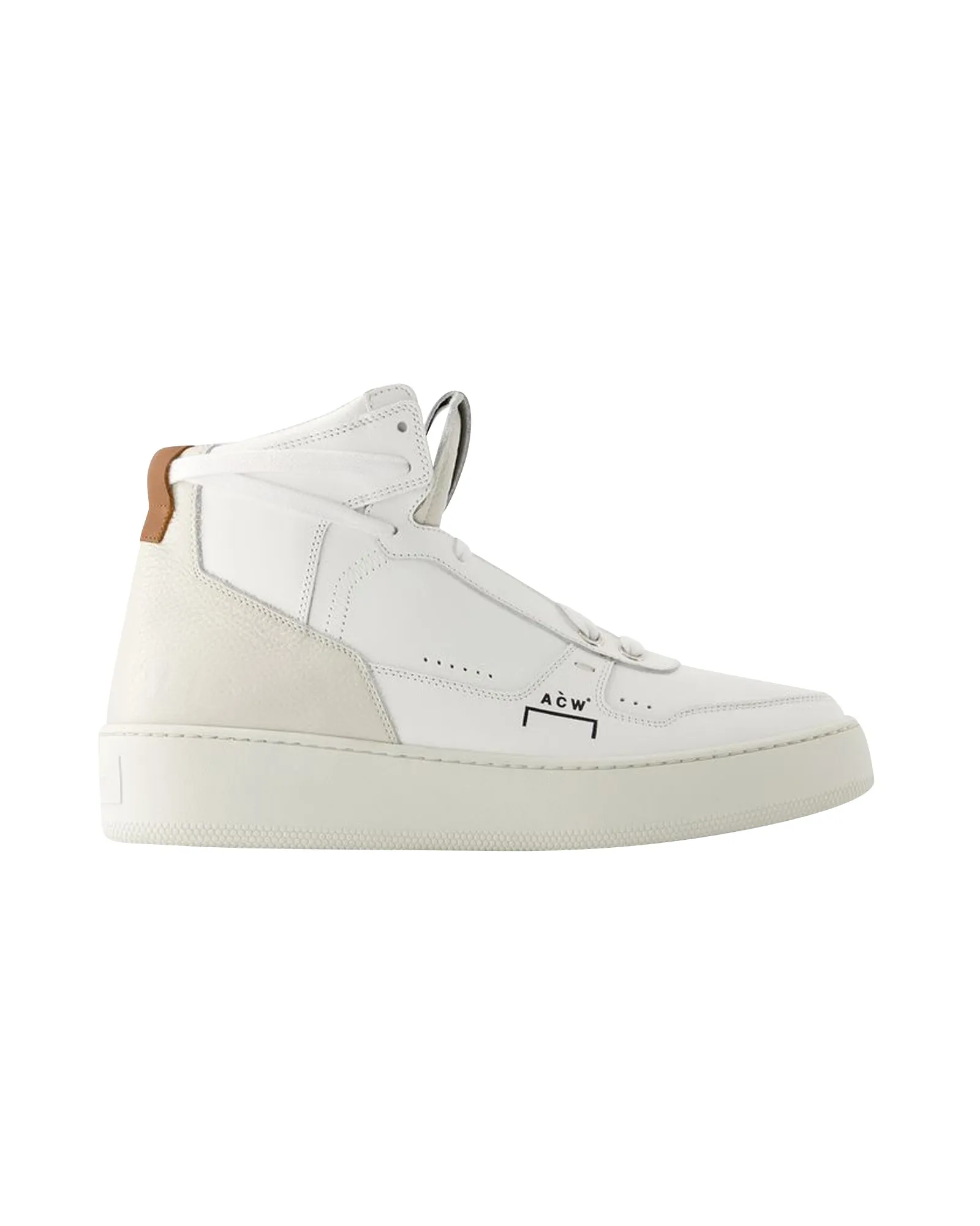 Luol Hi Top Ii Sneakers - A Cold Wall - Leather - Beige