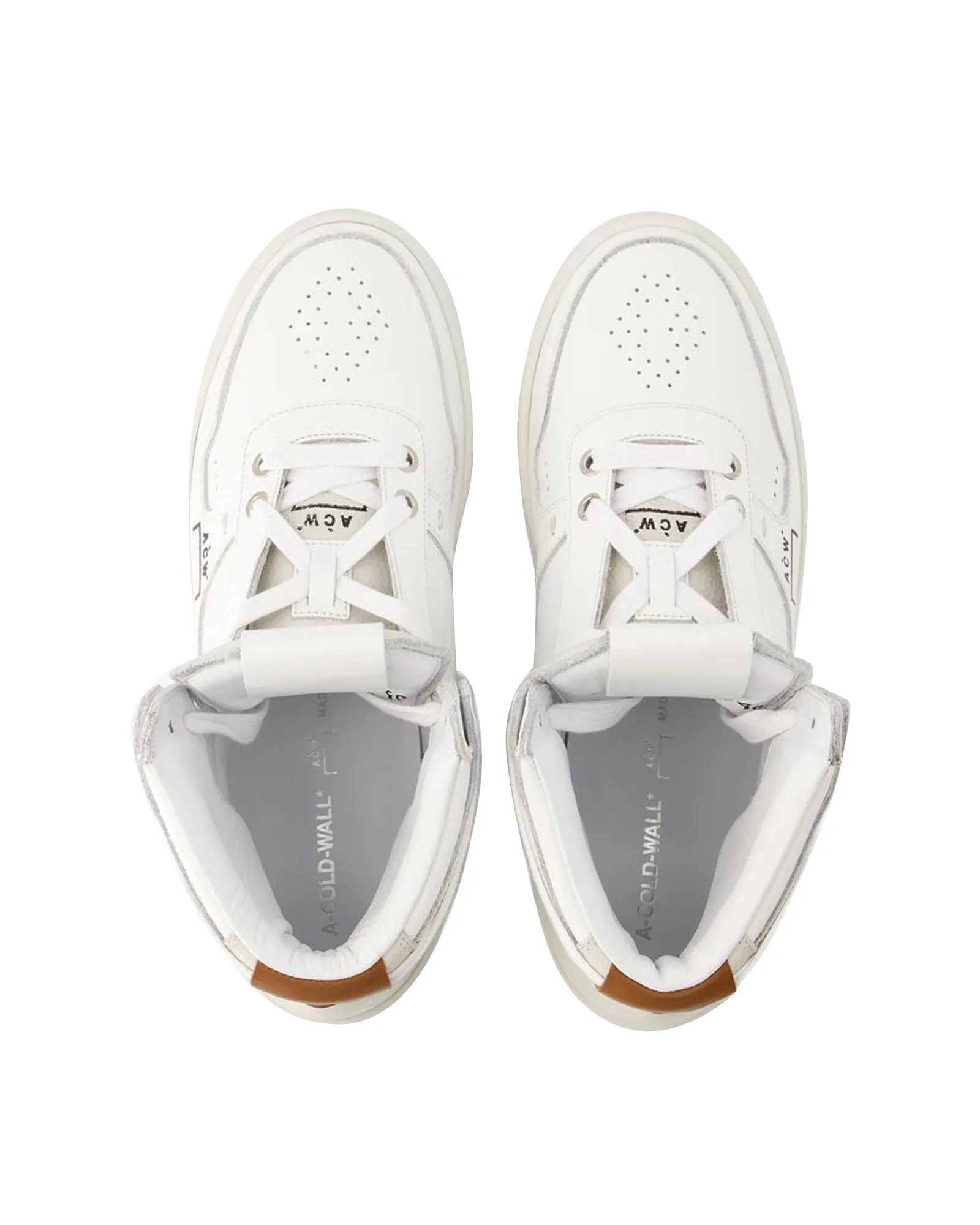 Luol Hi Top Ii Sneakers - A Cold Wall - Leather - Beige