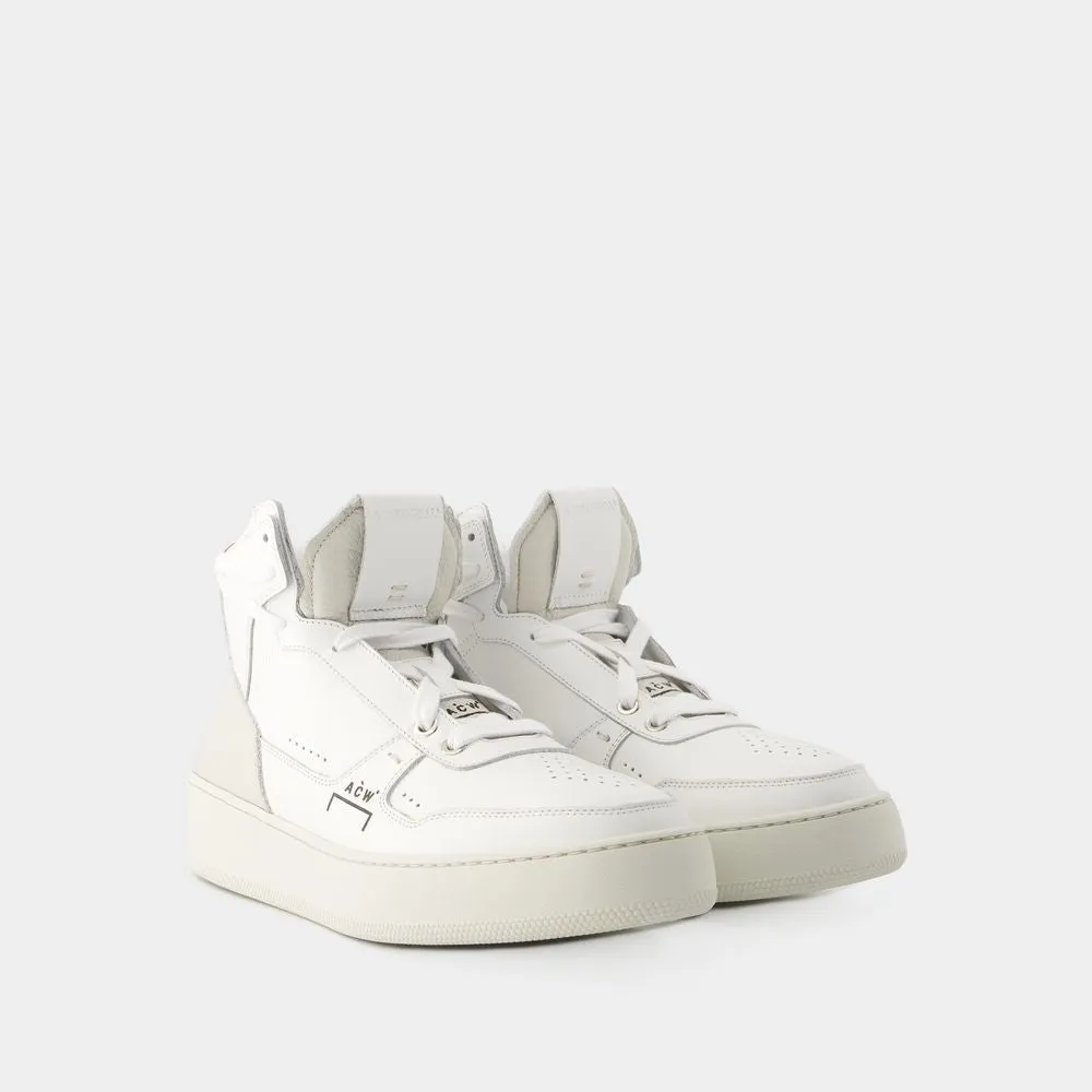 Luol Hi Top Ii Sneakers - Leather - Beige