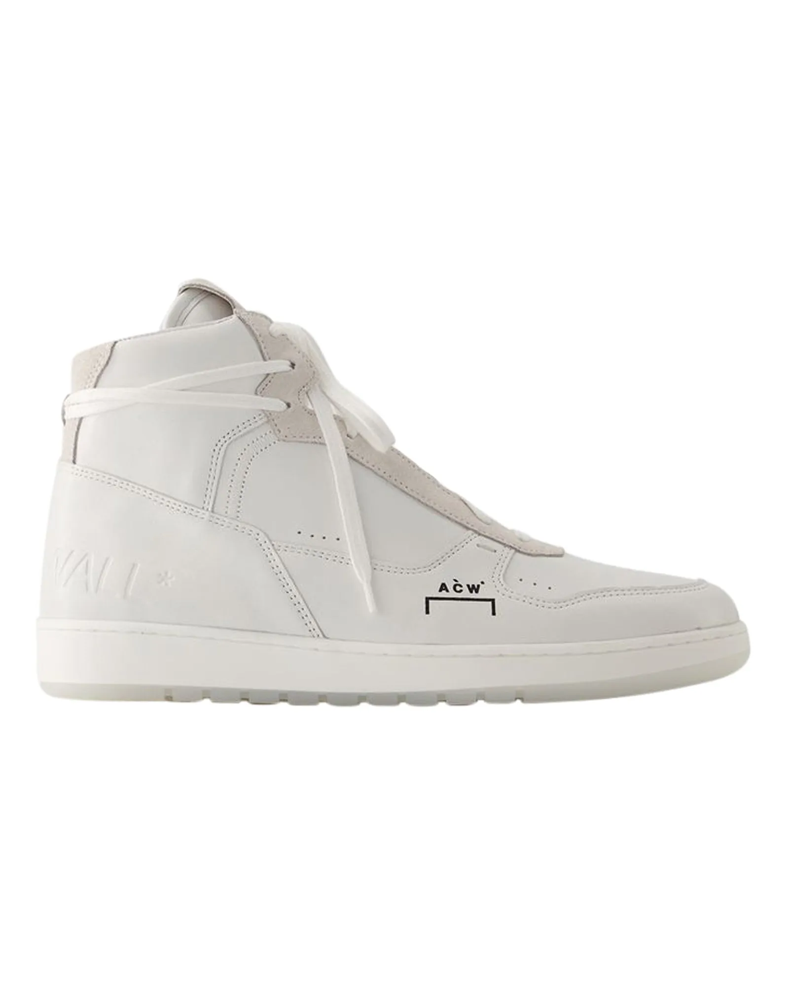 Luol Hi Top Sneakers - A Cold Wall - Leather - White