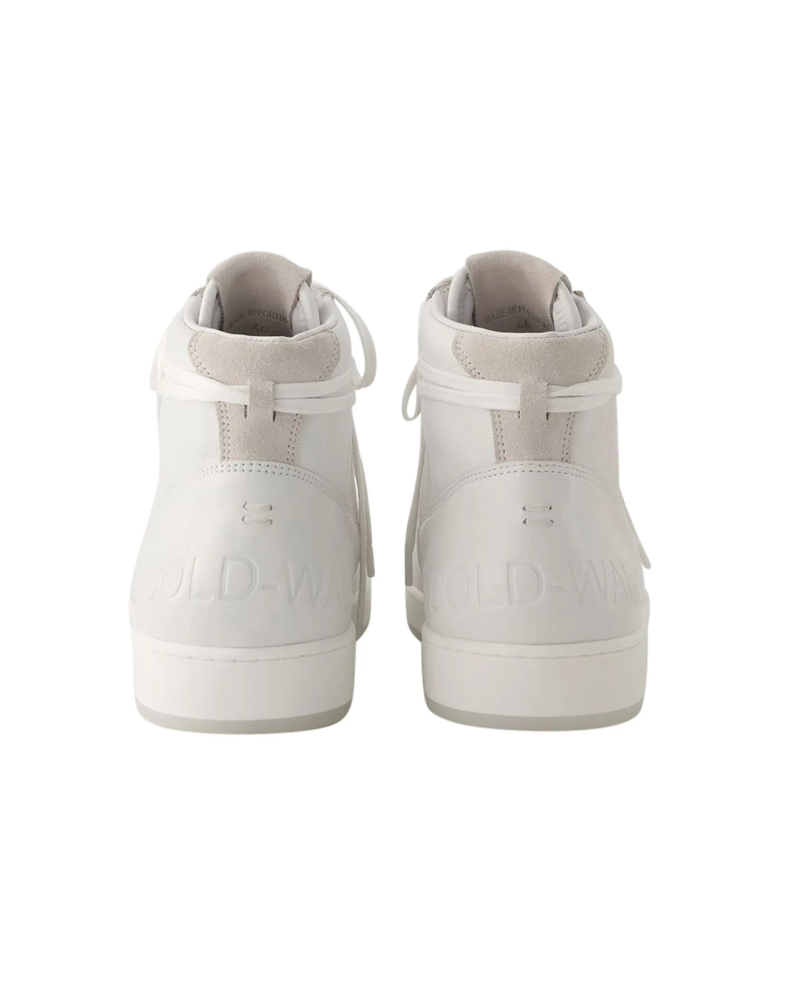 Luol Hi Top Sneakers - A Cold Wall - Leather - White