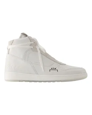 Luol Hi Top Sneakers - A Cold Wall - Leather - White