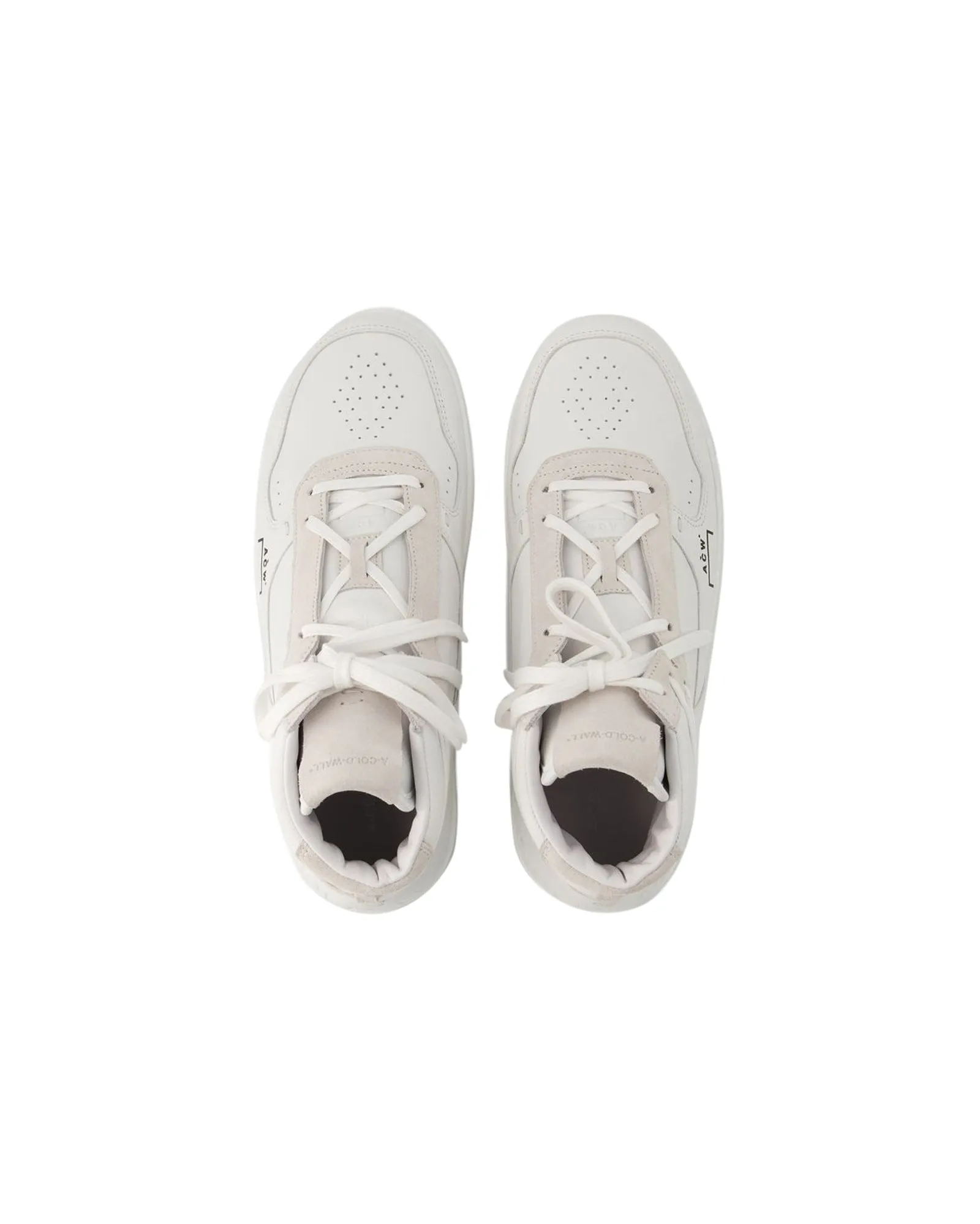 Luol Hi Top Sneakers - A Cold Wall - Leather - White