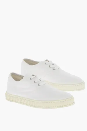 Maison Margiela Mm22 Canvas Low-Top Sneakers With Rubber Sole