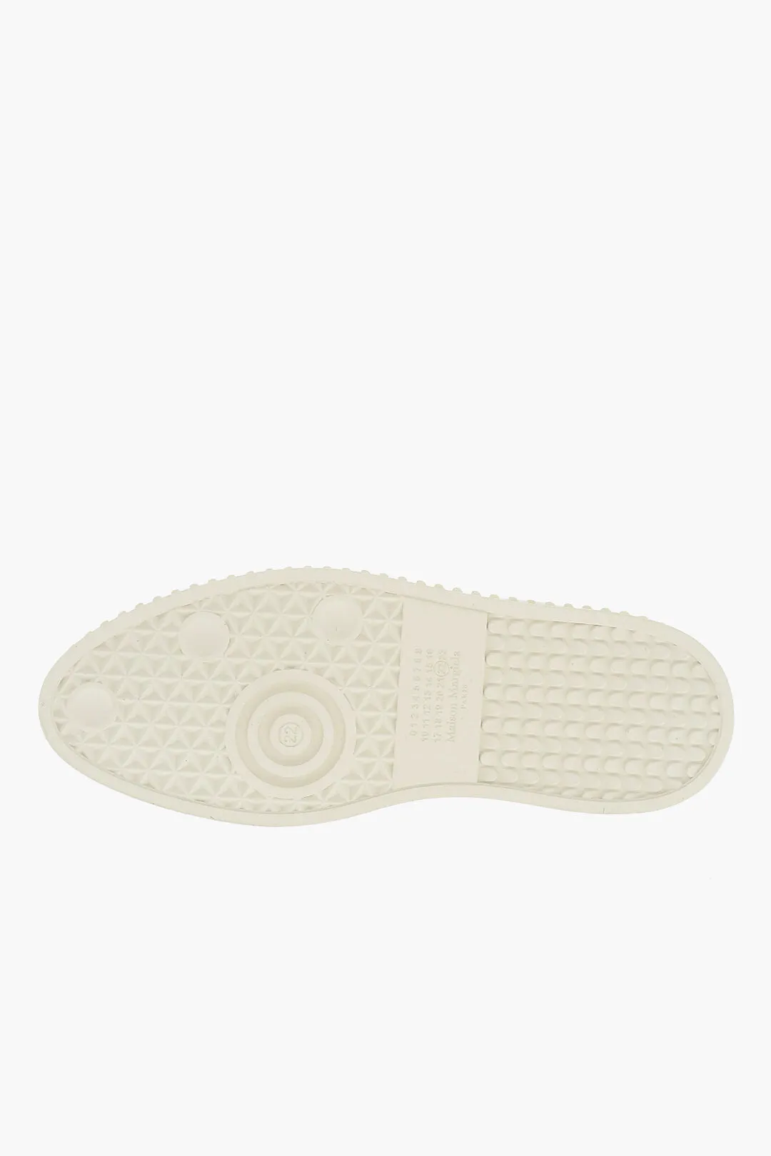 Maison Margiela Mm22 Canvas Low-Top Sneakers With Rubber Sole