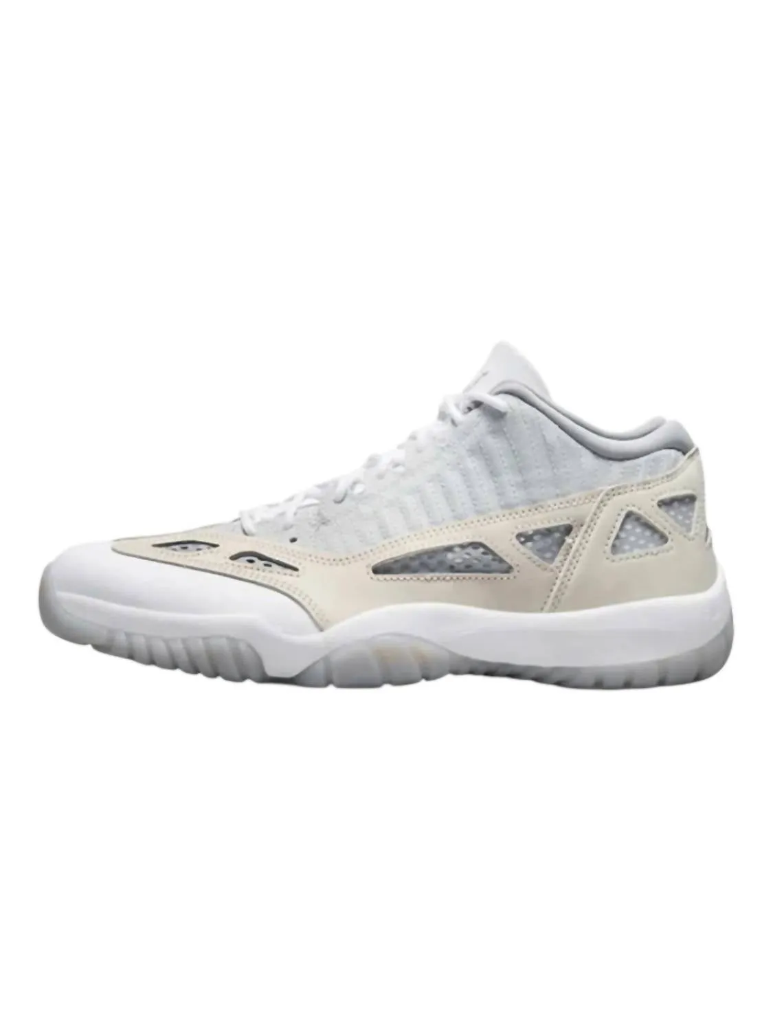Men's 11 Retro Low Ie Sneakers In Light Orewood Brown/neutral Grey/white/cement