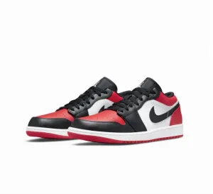 Men's Air Jordan 1 Low In Gym Red/white/black