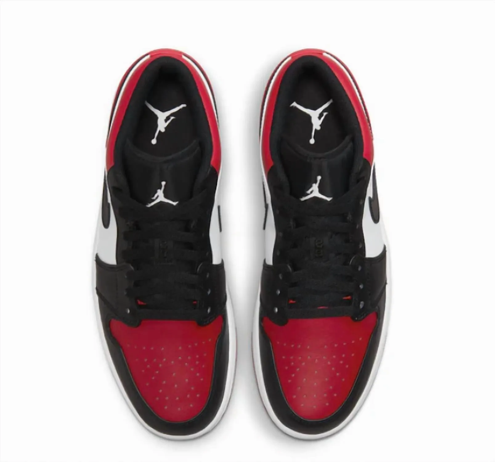 Men's Air Jordan 1 Low In Gym Red/white/black