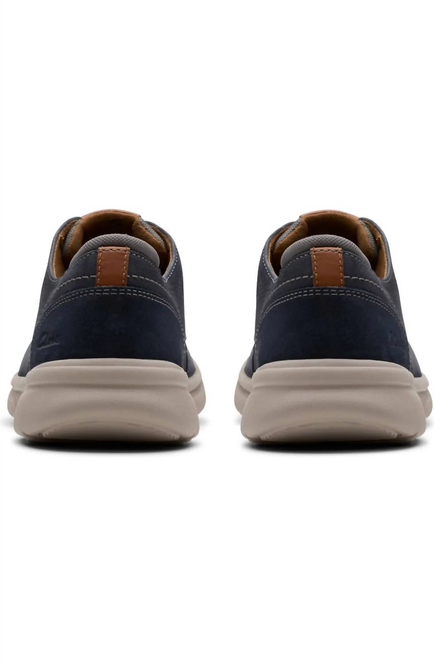 Men's Bradley Plain Shoes In Navy Nubuck