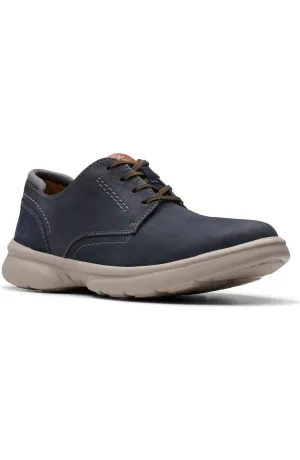 Men's Bradley Plain Shoes In Navy Nubuck