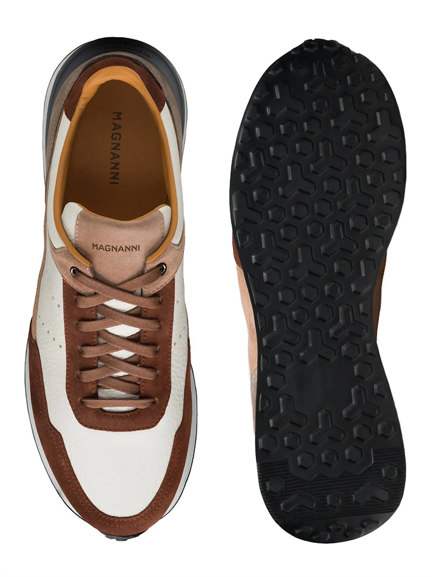 Men's Bravo Sneaker In Castagna White