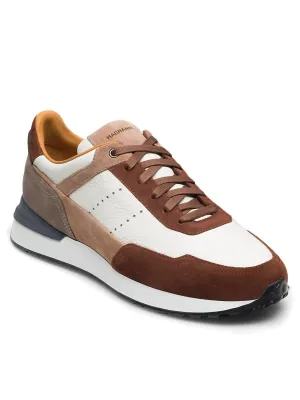 Men's Bravo Sneaker In Castagna White