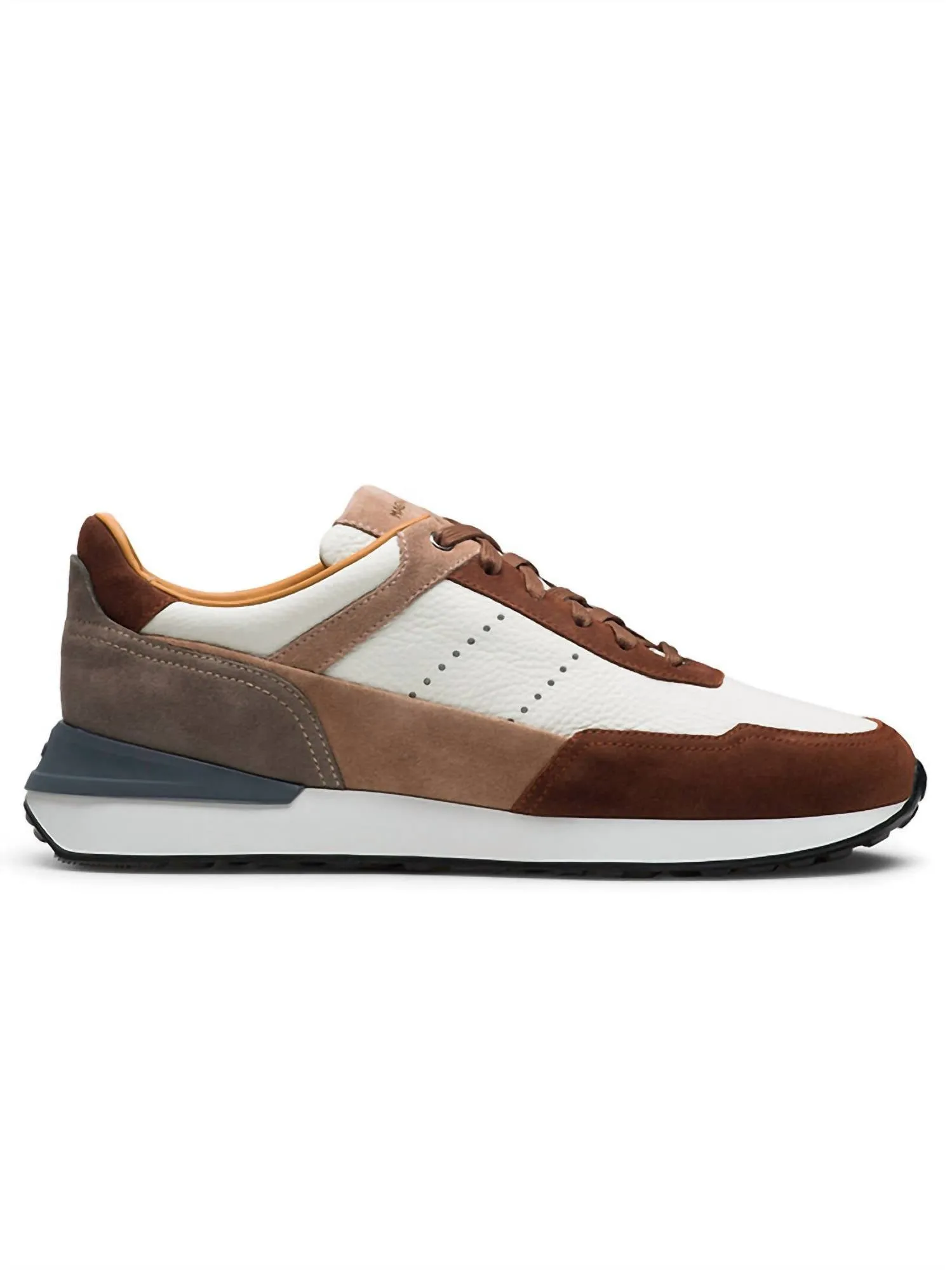 Men's Bravo Sneaker In Castagna White