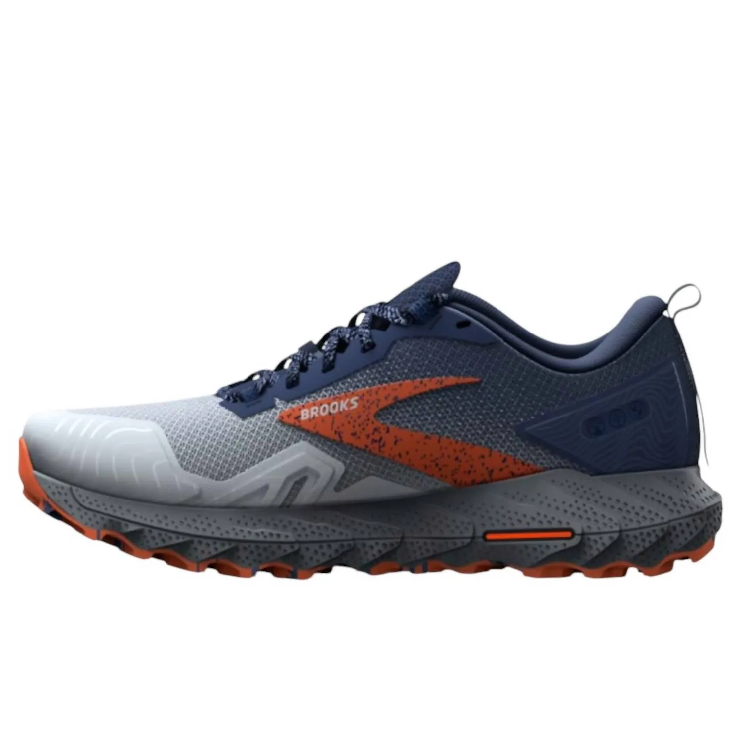 Men's Cascadia 17 Running Shoes In Blue/navy/firecracker