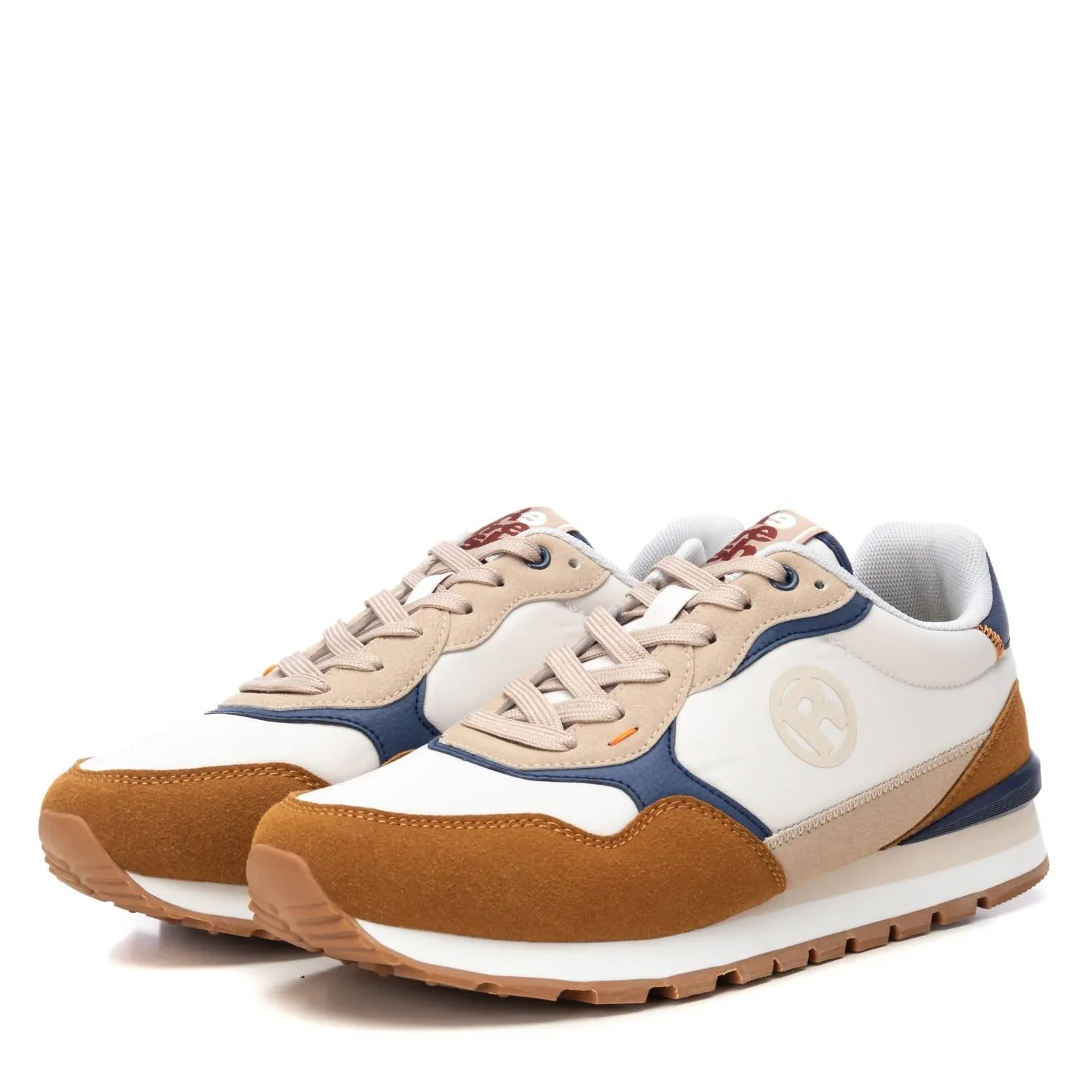 Men's Casual Sneakers In Light Brown
