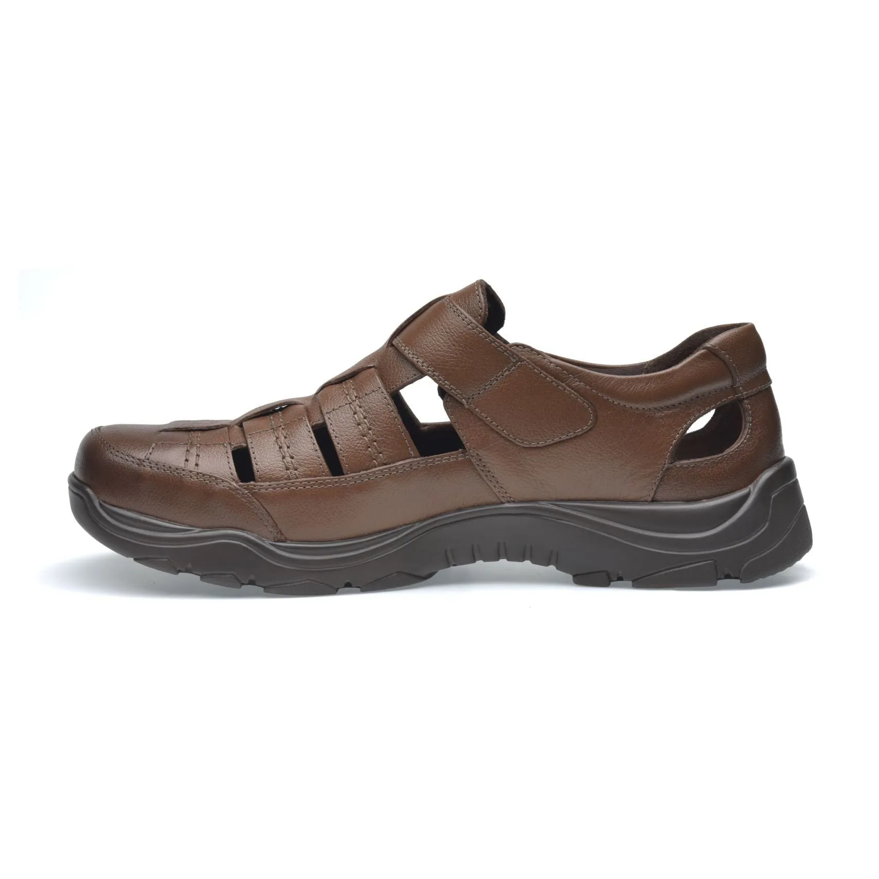 Men's Closed toe leather sandals- John