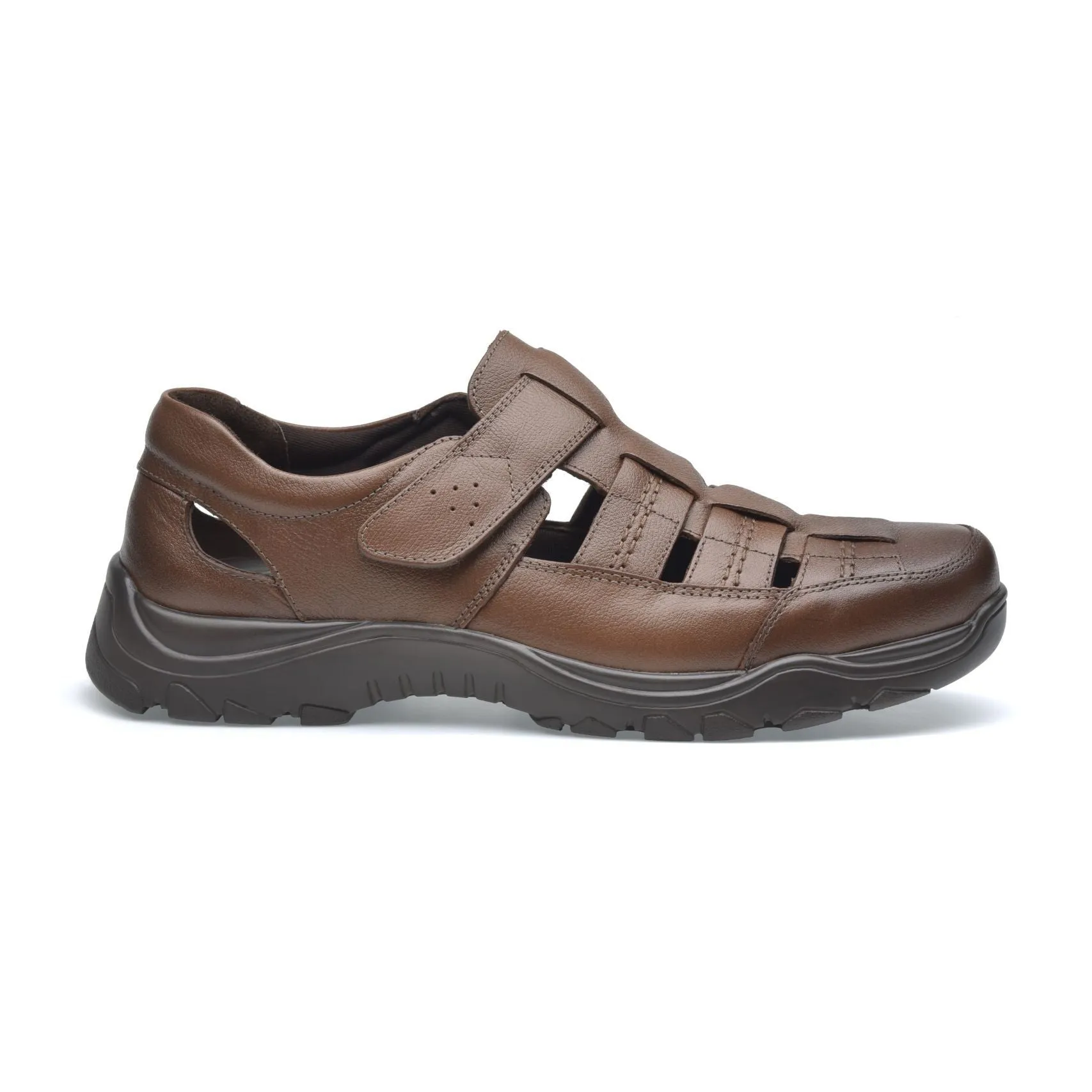 Men's Closed toe leather sandals- John