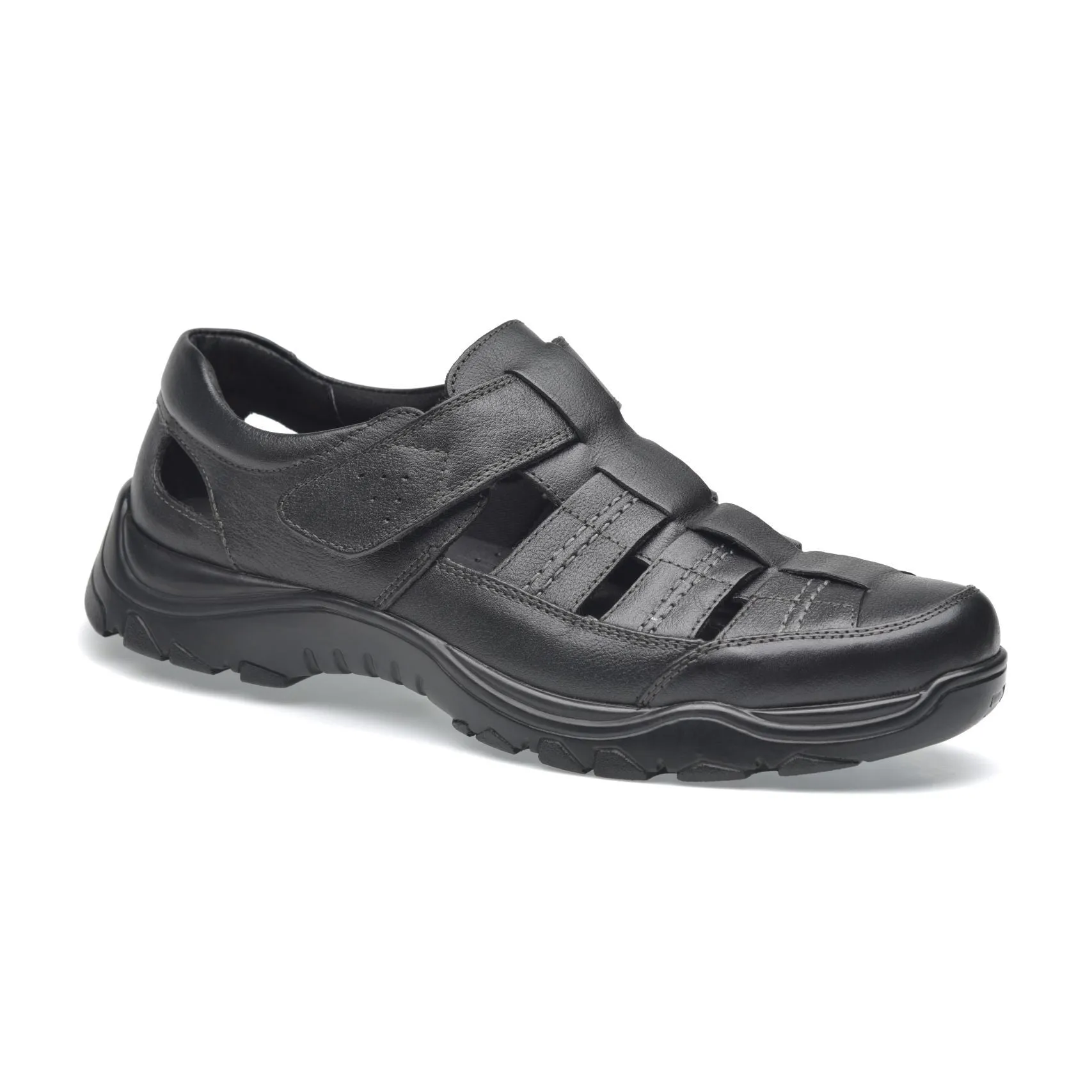 Men's Closed toe leather sandals- John
