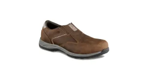 Men's Comfortpro Composite Toe Slip On Work Shoes In Brown