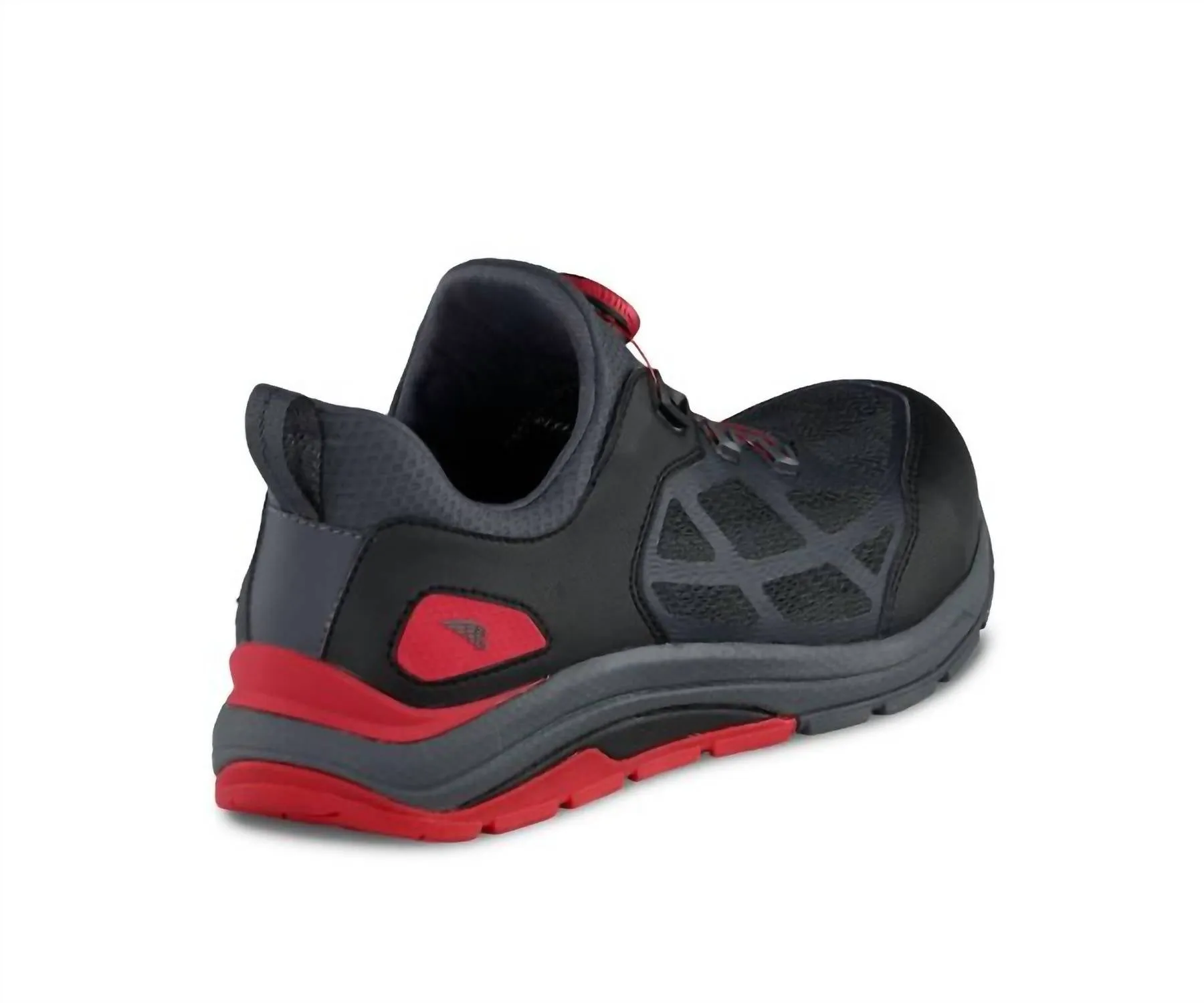Men's Cooltech Athletics Composite Toe Work Sneakers In Black/red