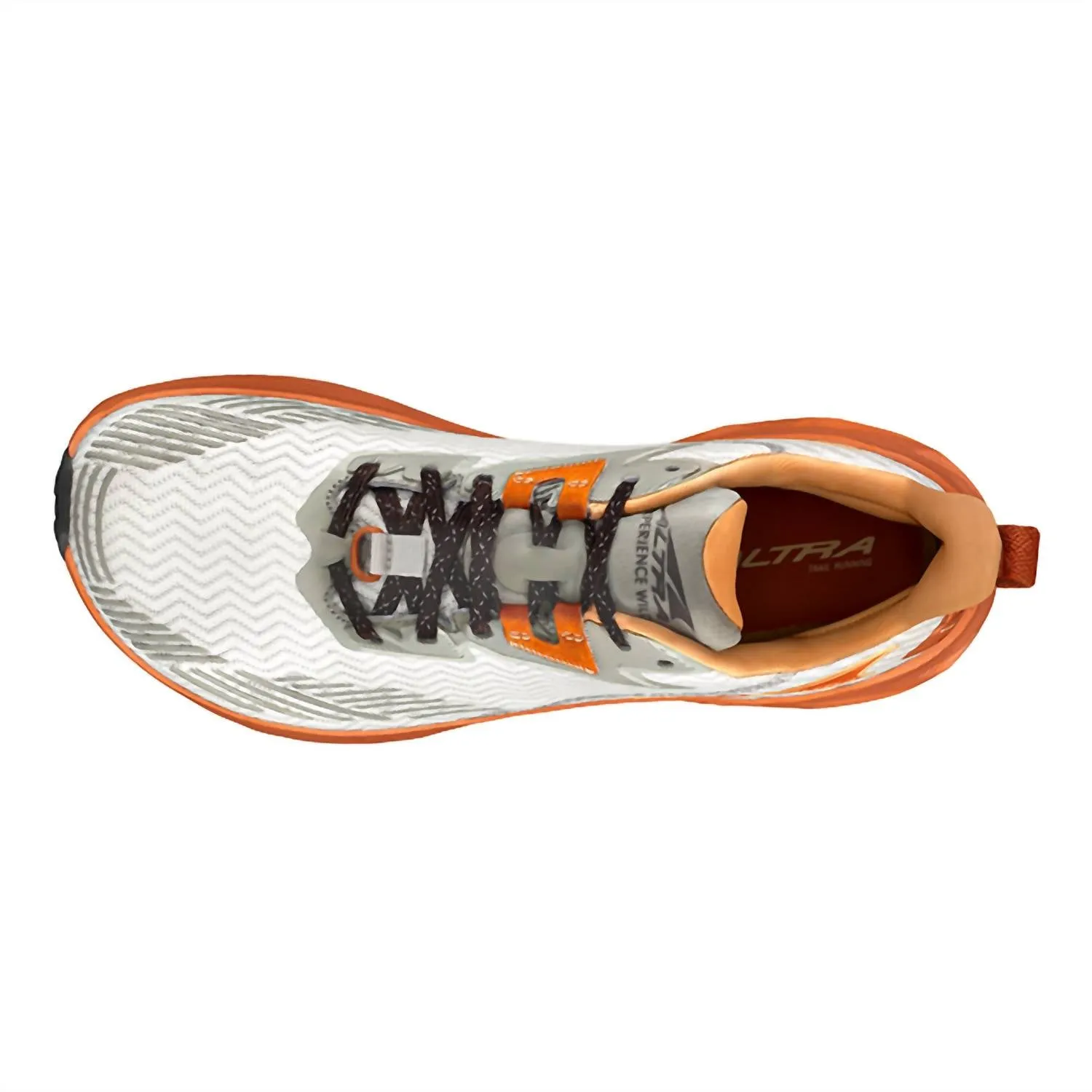Men's Experience Wild Trail Running Sneakers In Gray/orange