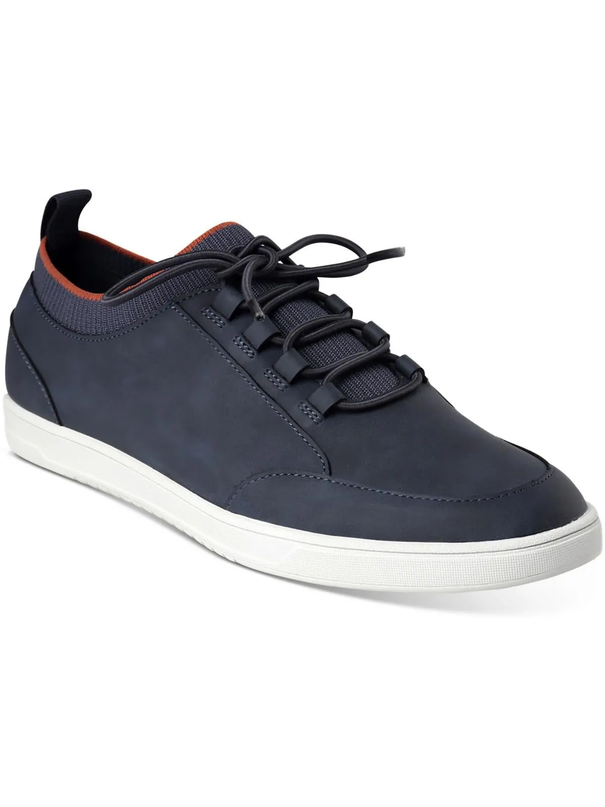 Mens Faux Suede Round Toe Casual And Fashion Sneakers