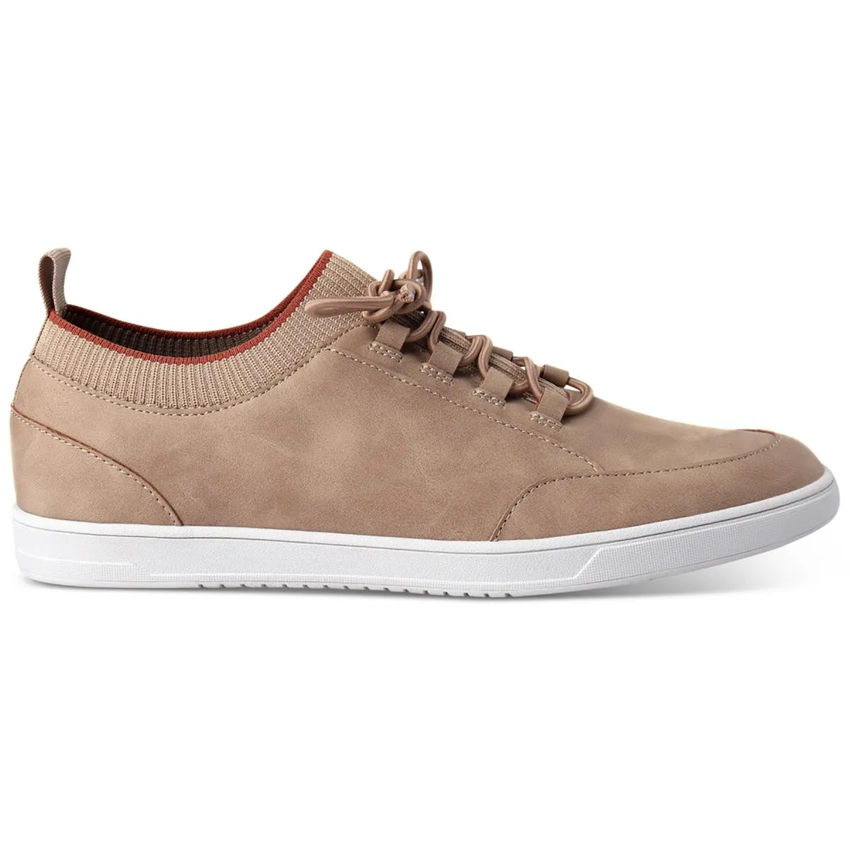 Mens Faux Suede Round Toe Casual And Fashion Sneakers
