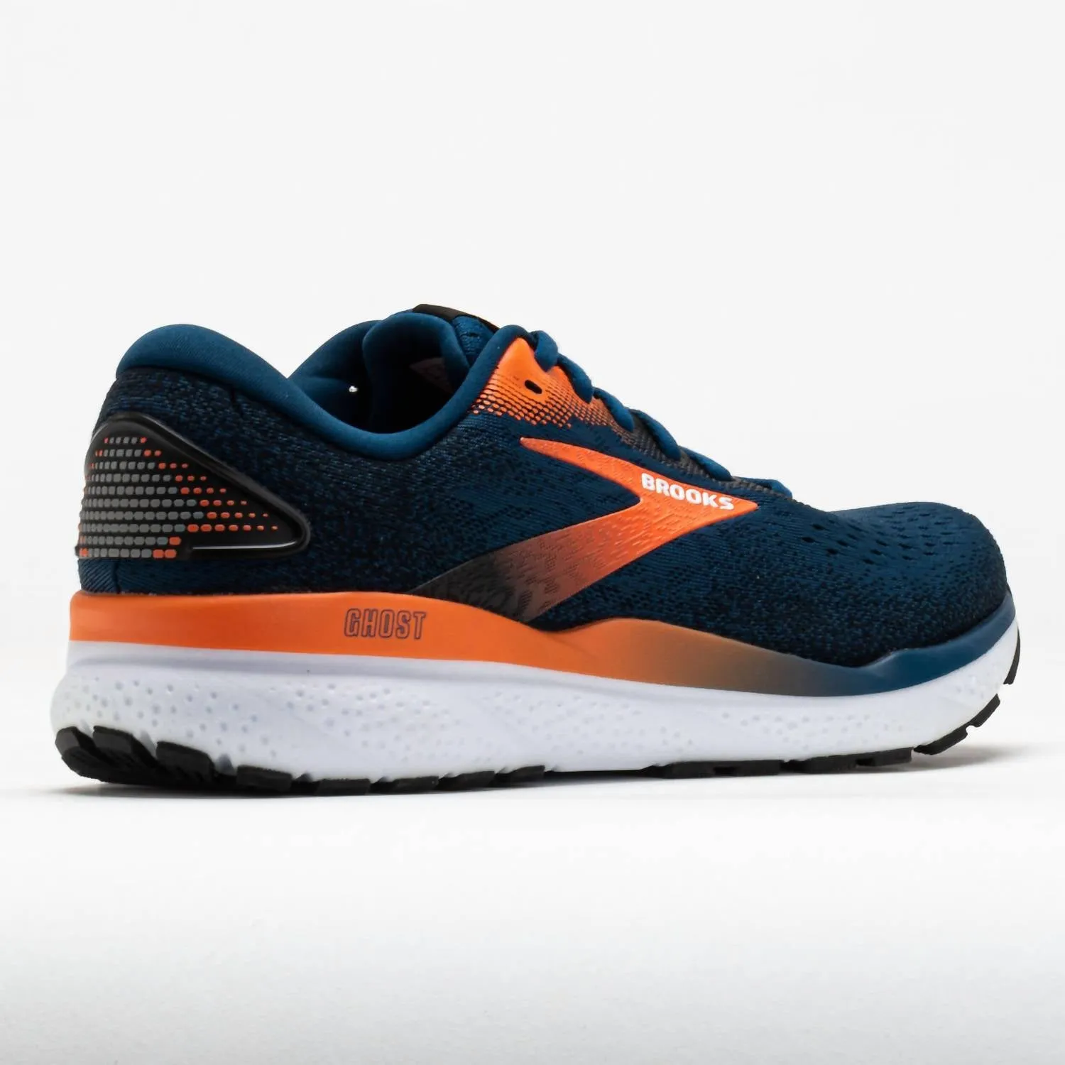 Men's Ghost 16 Running Sneakers In Blue Opal/black/nasturtium