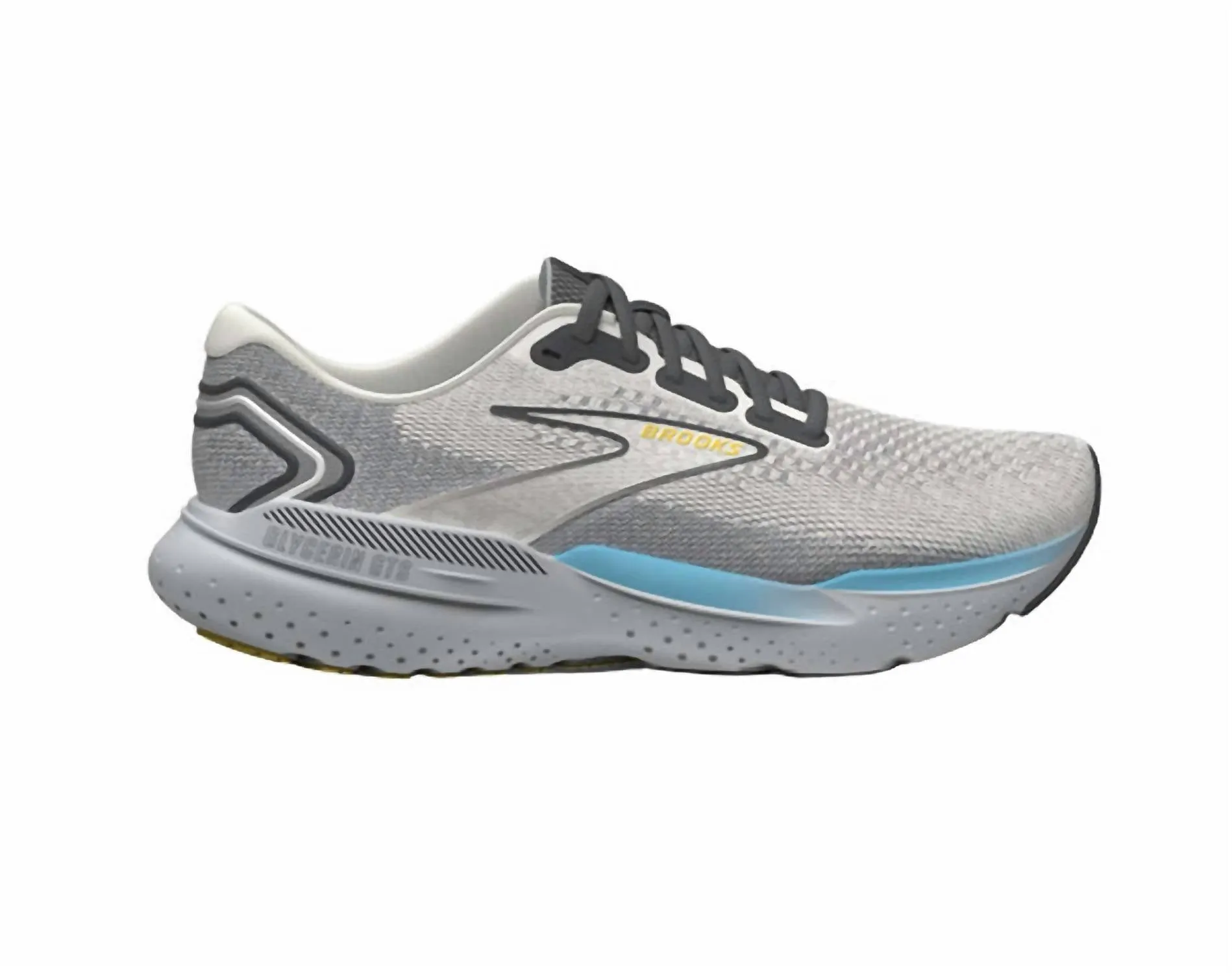 Men's Glycerin Gts 21 Sneaker In Coconut/forged Iron/yellow