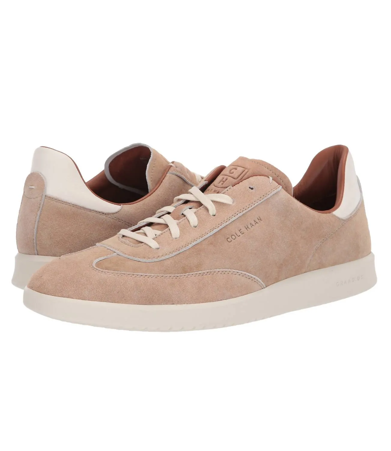 Men's Grandpro Turf Sneaker In Dusty Pink Suede