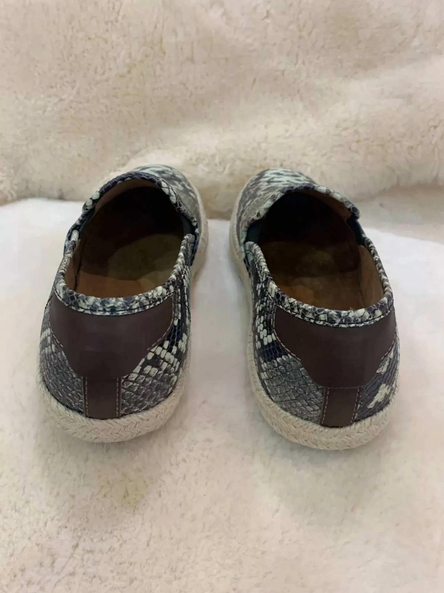 Men's Grayson Slip On Sneaker In Sand Python Print