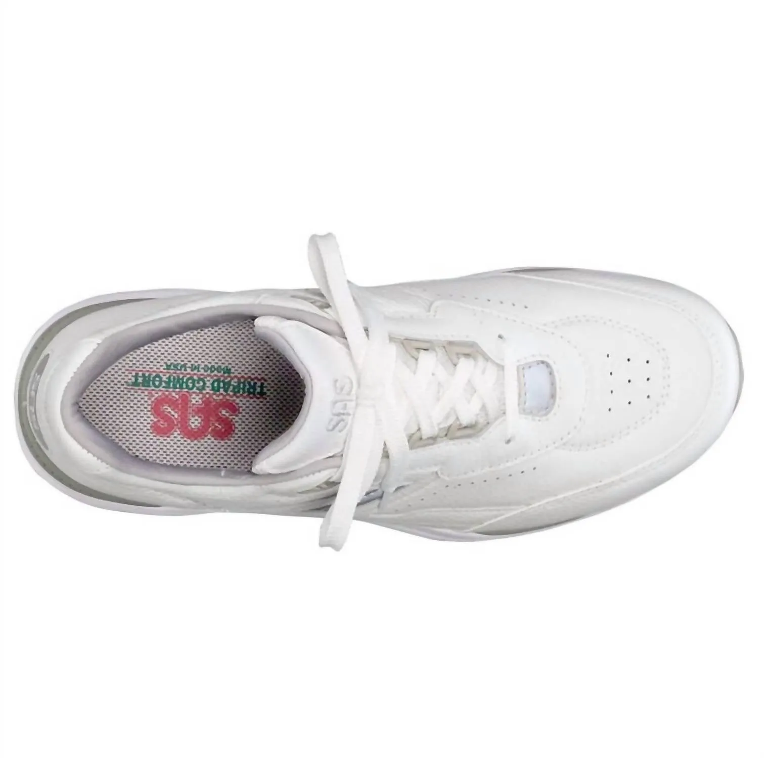 Men's Journey Lace Up Sneaker - Medium Width In White