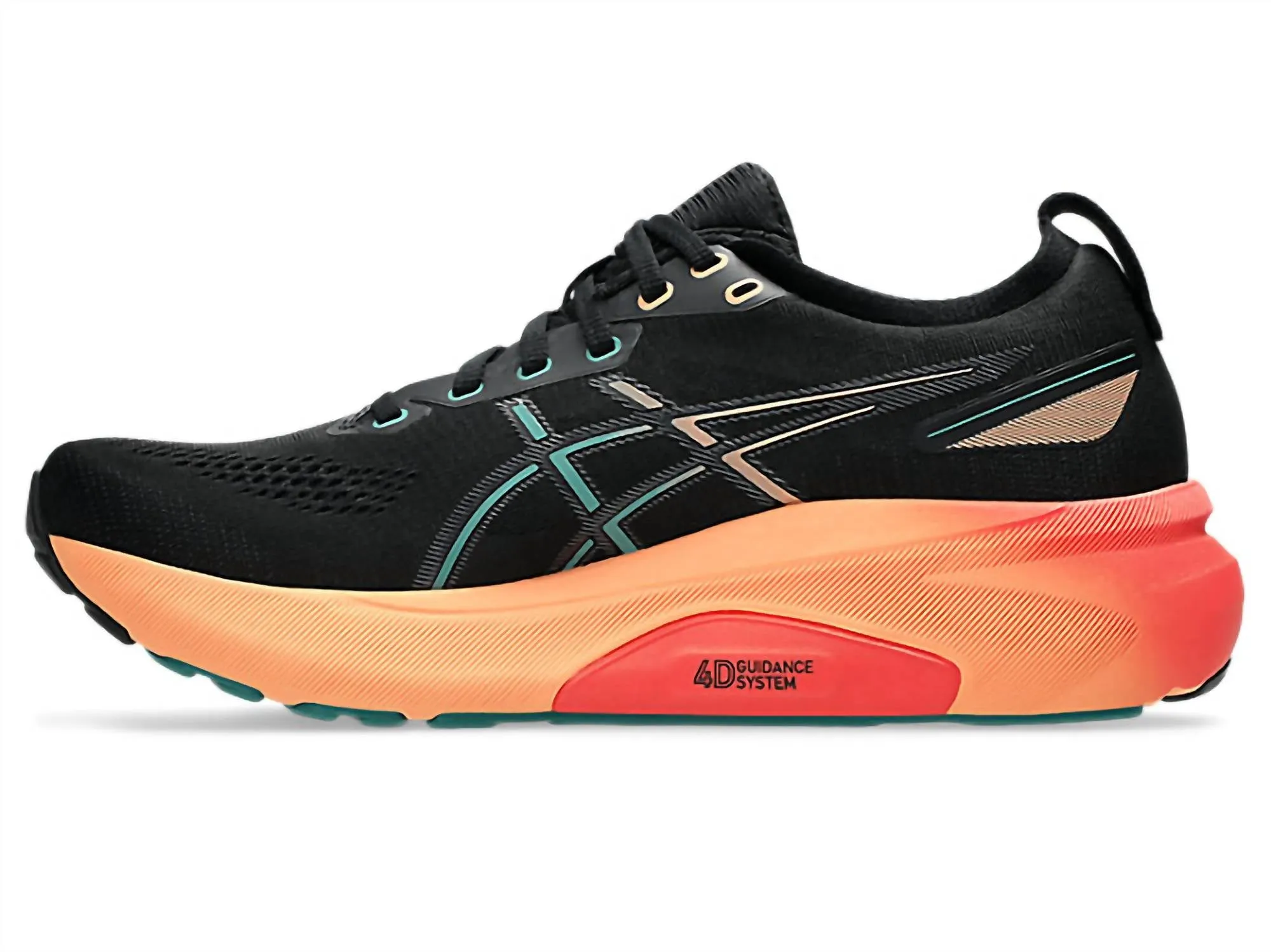 Men's Kayano 31 Running Shoes In Black/rainy Lake