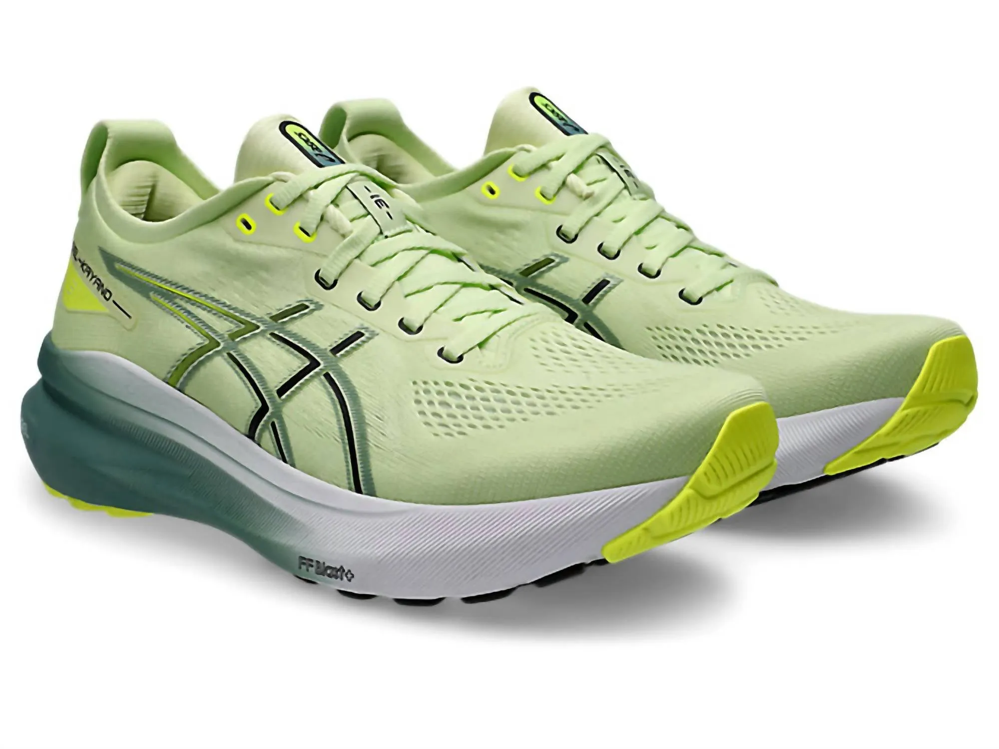 Men's Kayano 31 Running Shoes In Cool Matcha/celadon