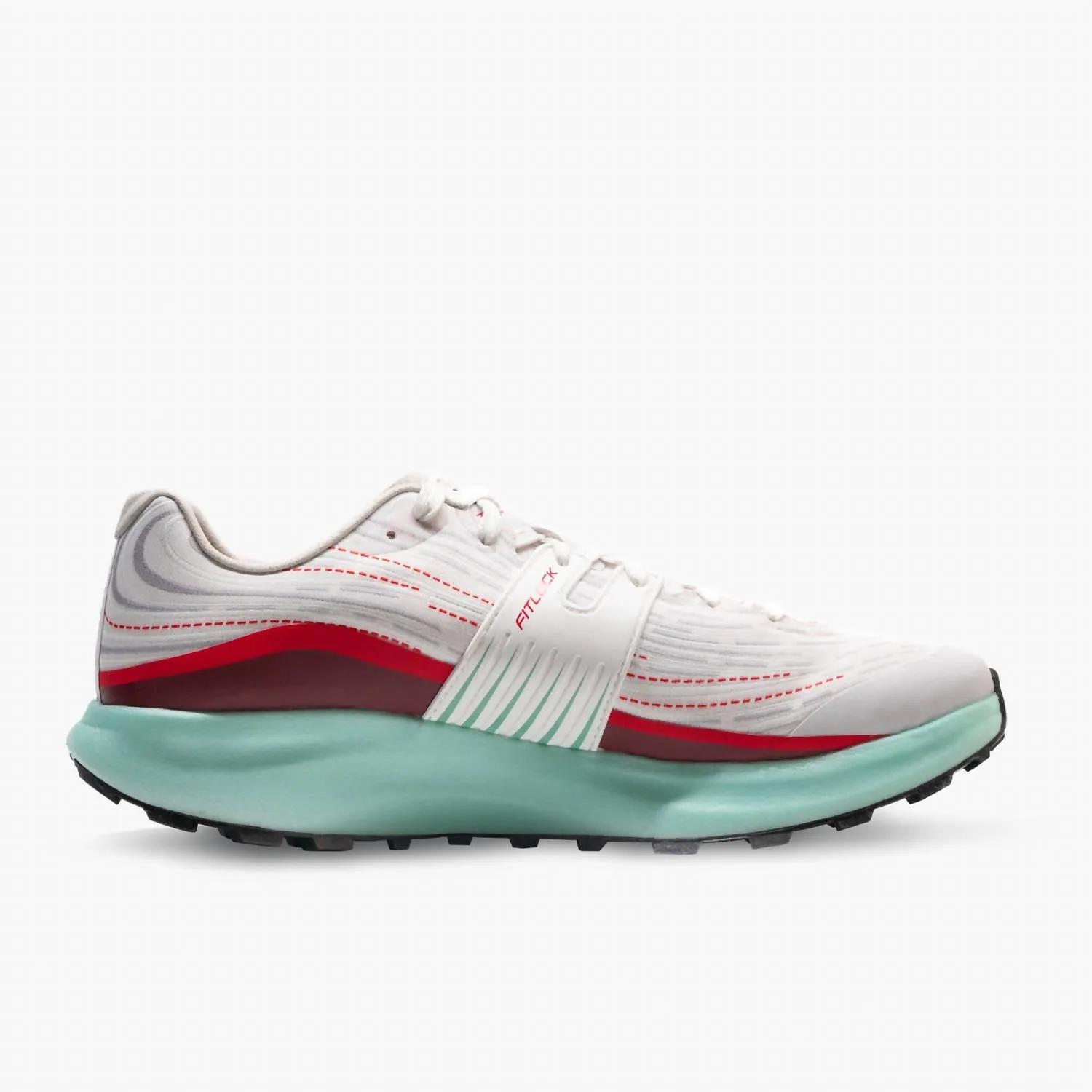 Men's Lightspeed Running Sneakers In White/green