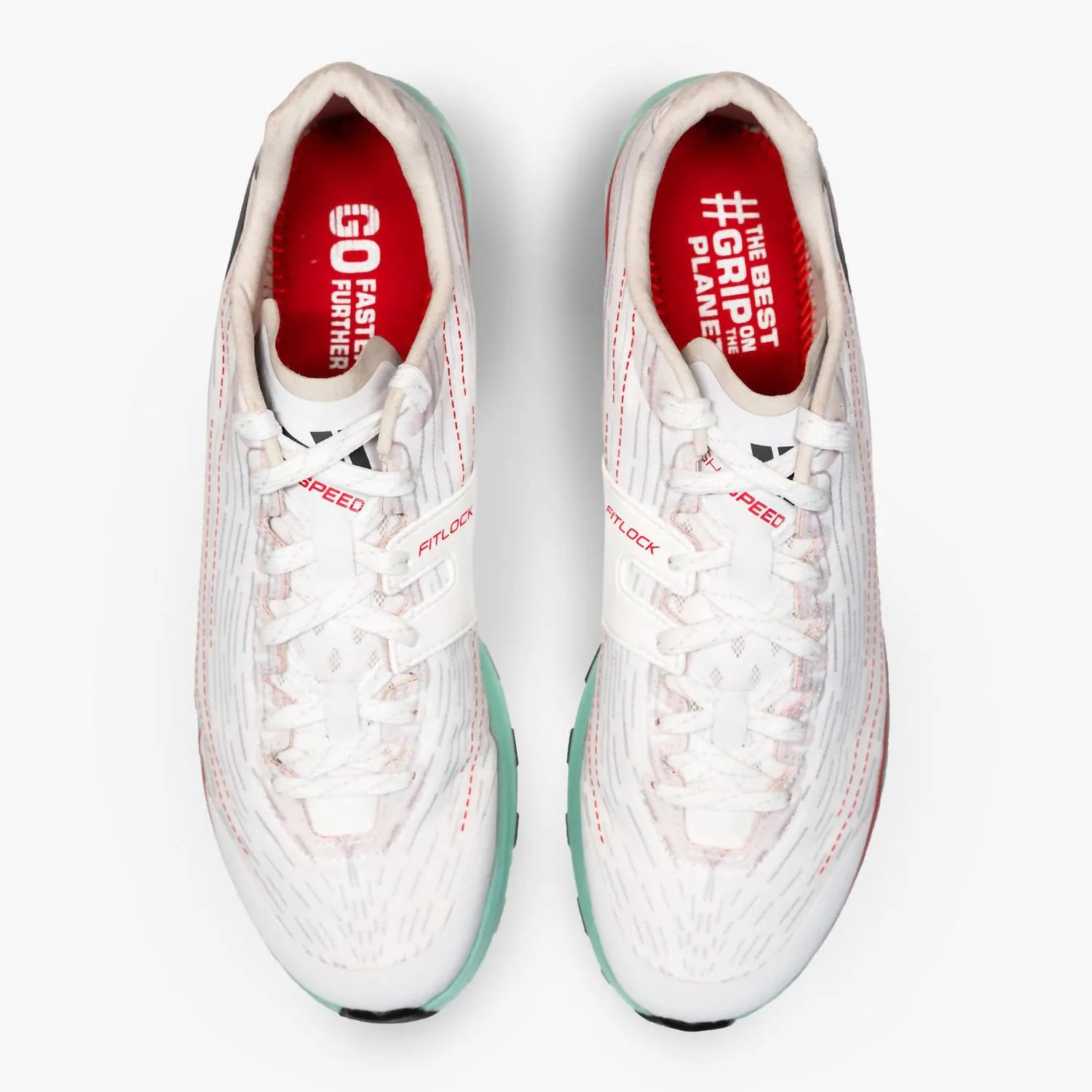 Men's Lightspeed Running Sneakers In White/green