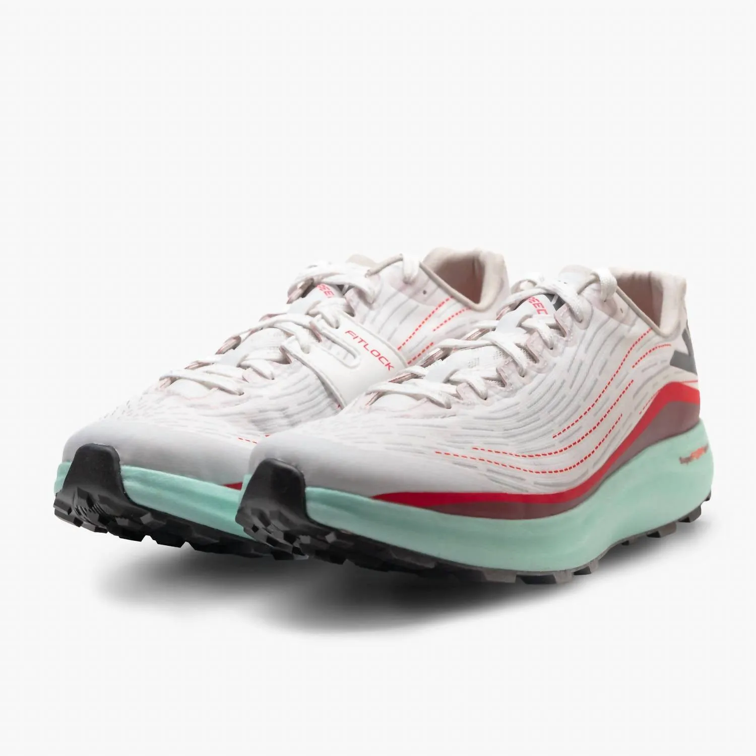 Men's Lightspeed Running Sneakers In White/green