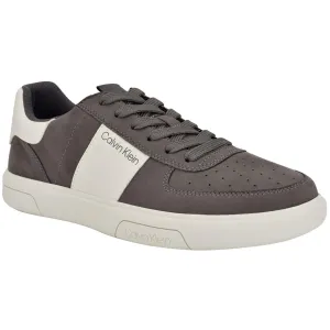 Mens Logo Faux Suede Casual And Fashion Sneakers