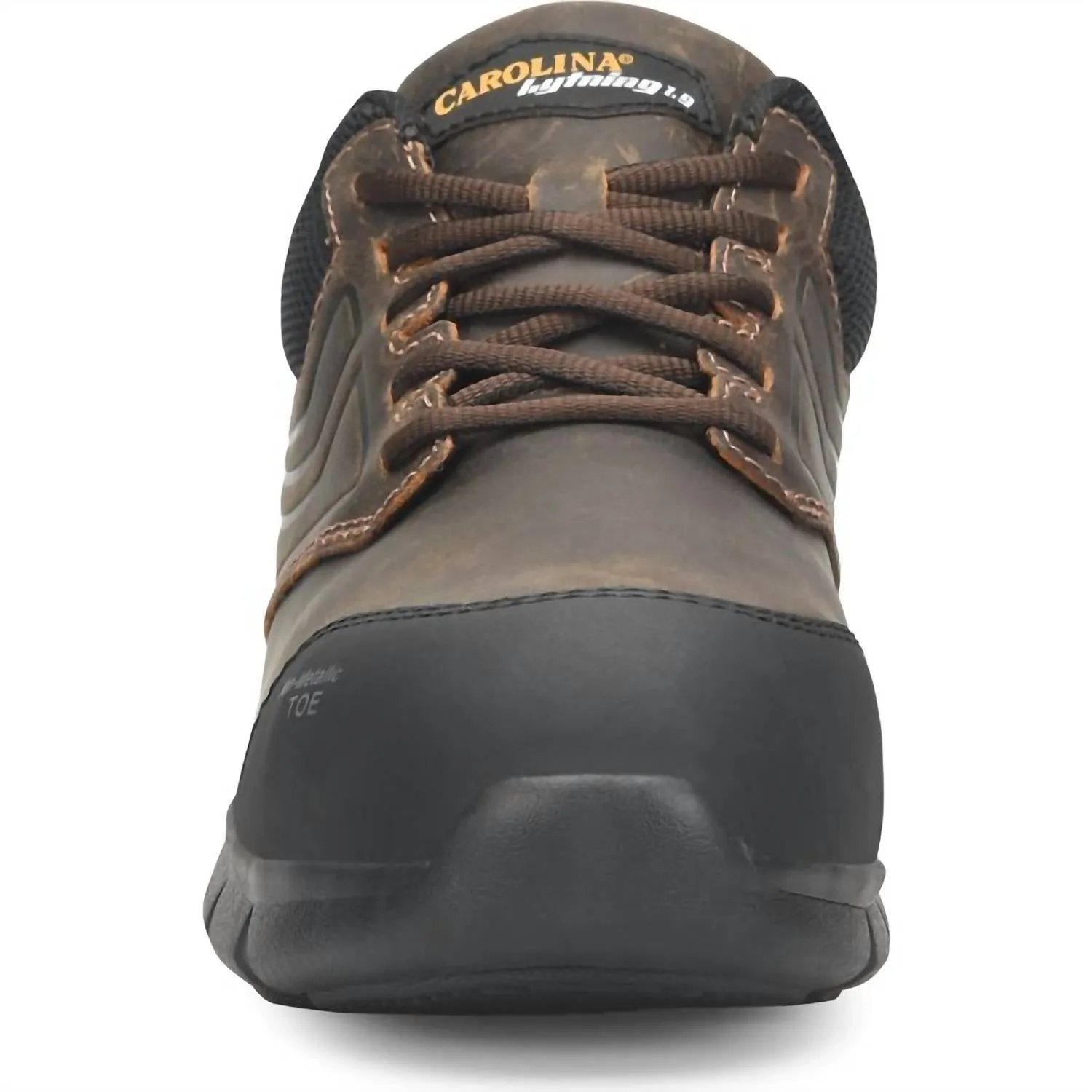 Men's Lytning Athletic Composite Toe Work Shoes In Brown