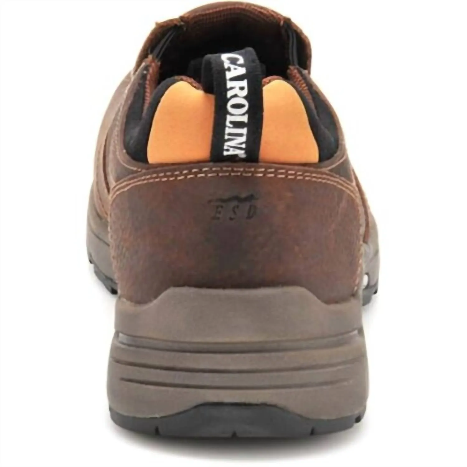 Men's Lytning Slip On Composite Work Shoes In Dark Brown
