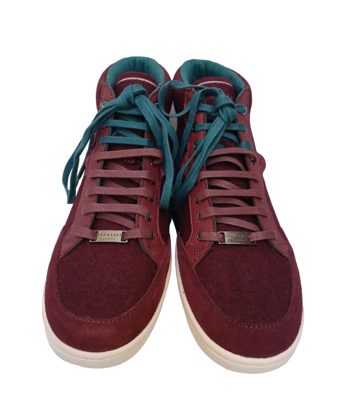 Men's Miykal High-Top Sneaker In Dark Red
