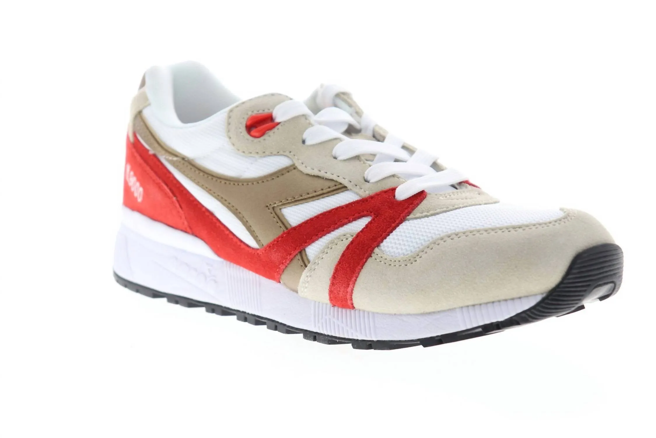 Men's N9000 Spark Running Shoes In White/fog/rich Gold