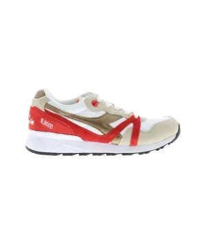 Men's N9000 Spark Running Shoes In White/fog/rich Gold