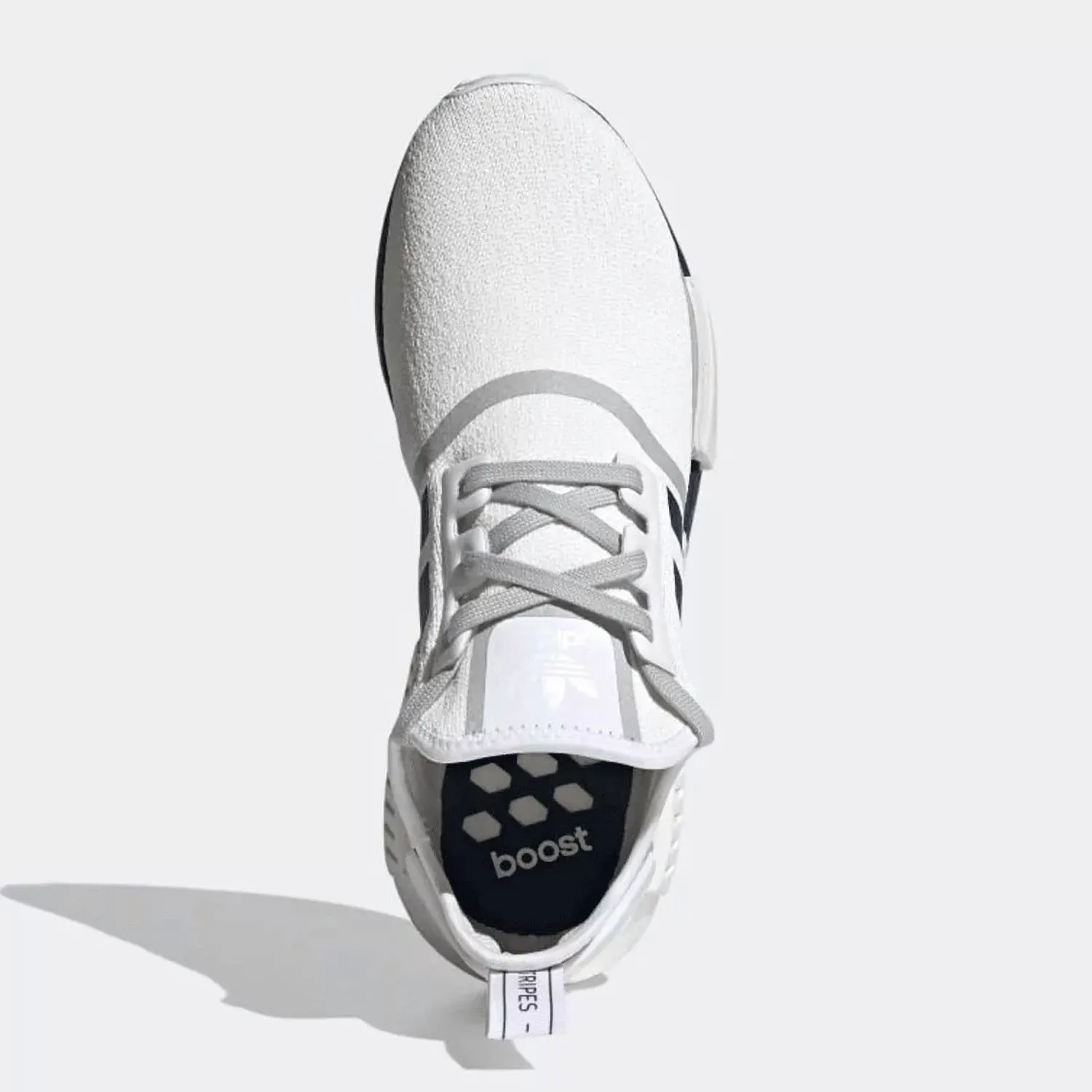 Men's Nmd_R1 Sneaker Shoe In Cloud White/crew Navy/grey