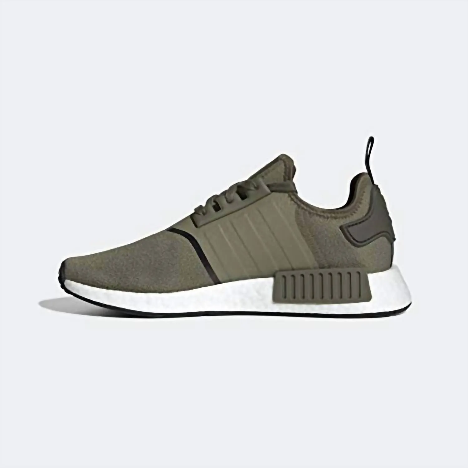 Men's Nmd_R1 Sneaker Shoe In Raw Khaki/ Core Black