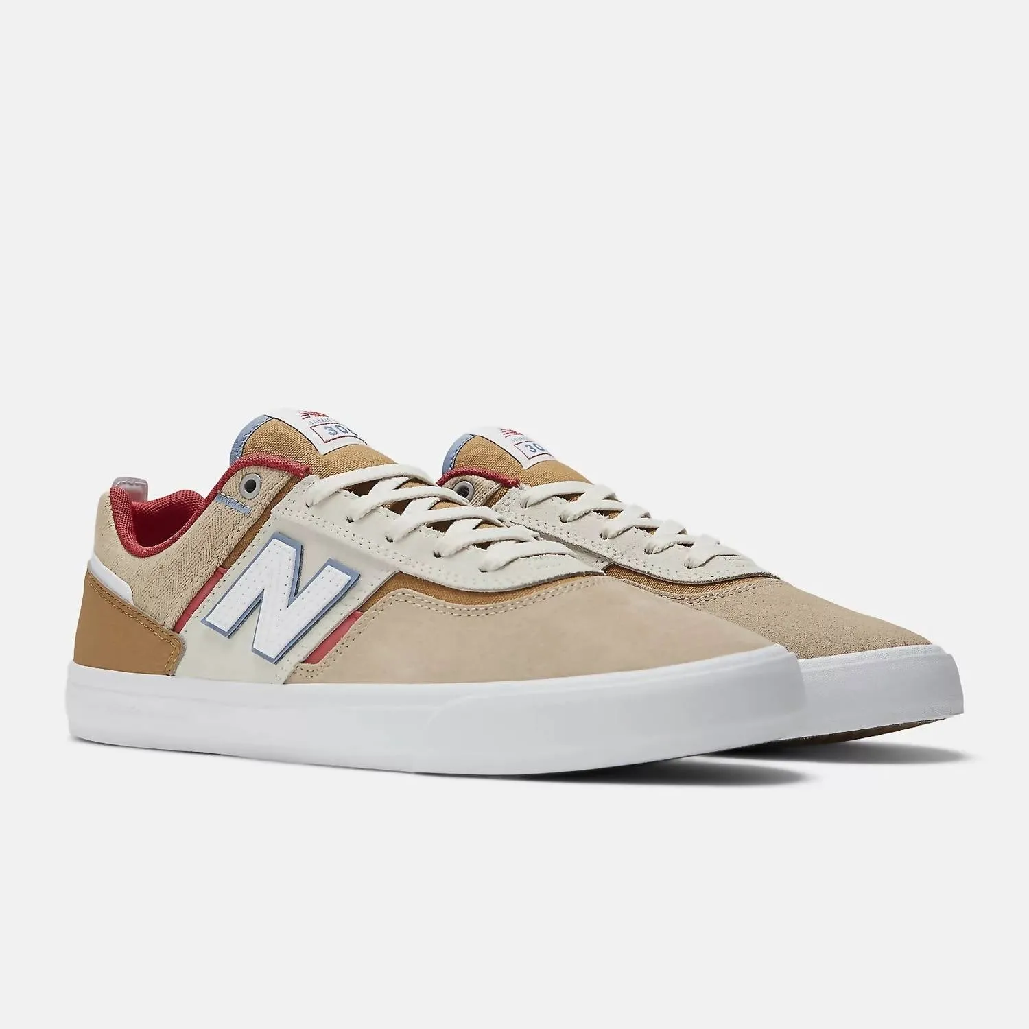 Men's Numeric Jamie Foy 306 Skate Shoes In Tan/white/red/blue