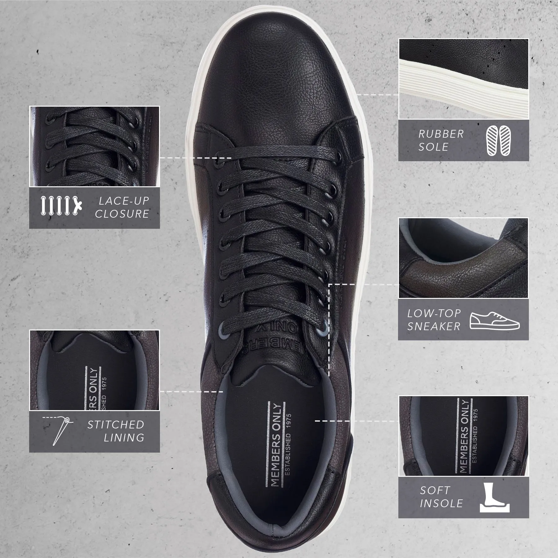Men's Packer 2.0 Low Top Court Sneakers